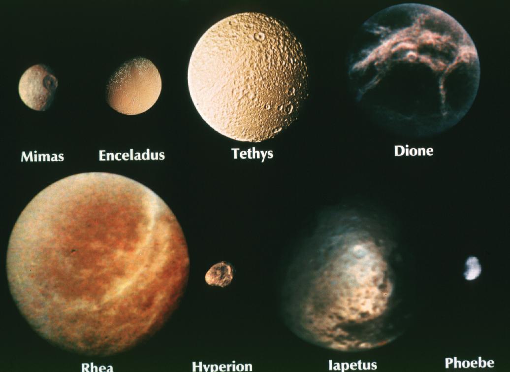 saturn planet moons