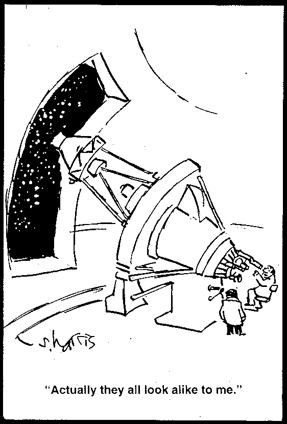 an S. Harris astronomy cartoon